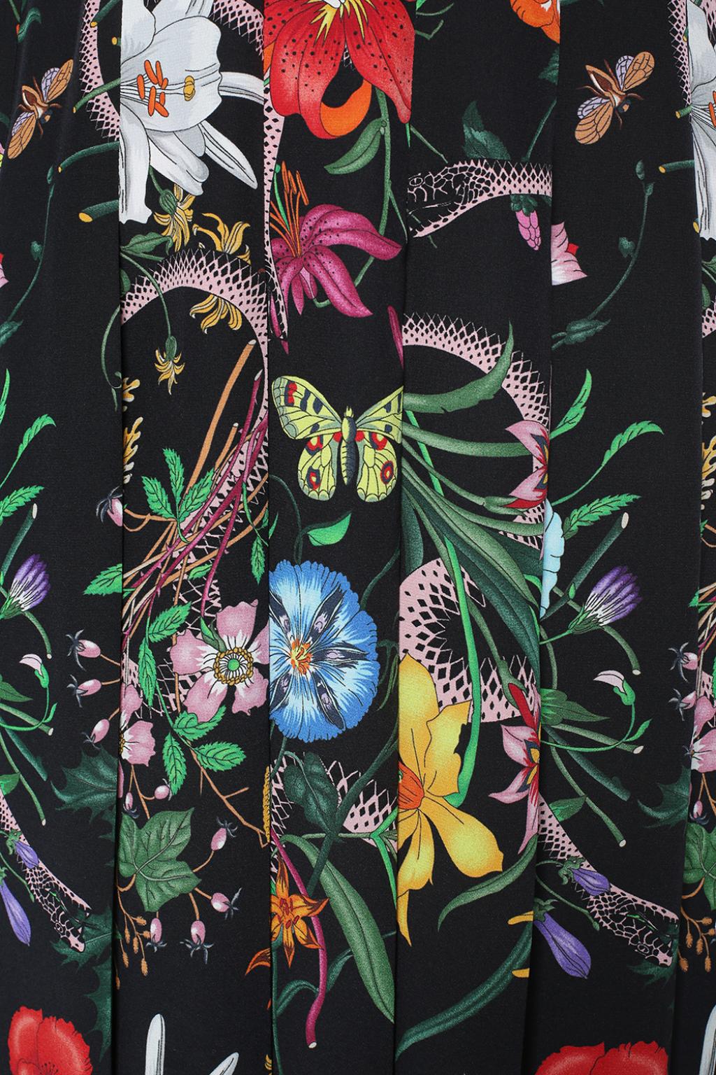 gucci floral print fabric