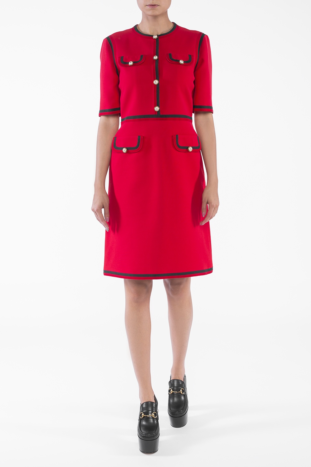 gucci web dress