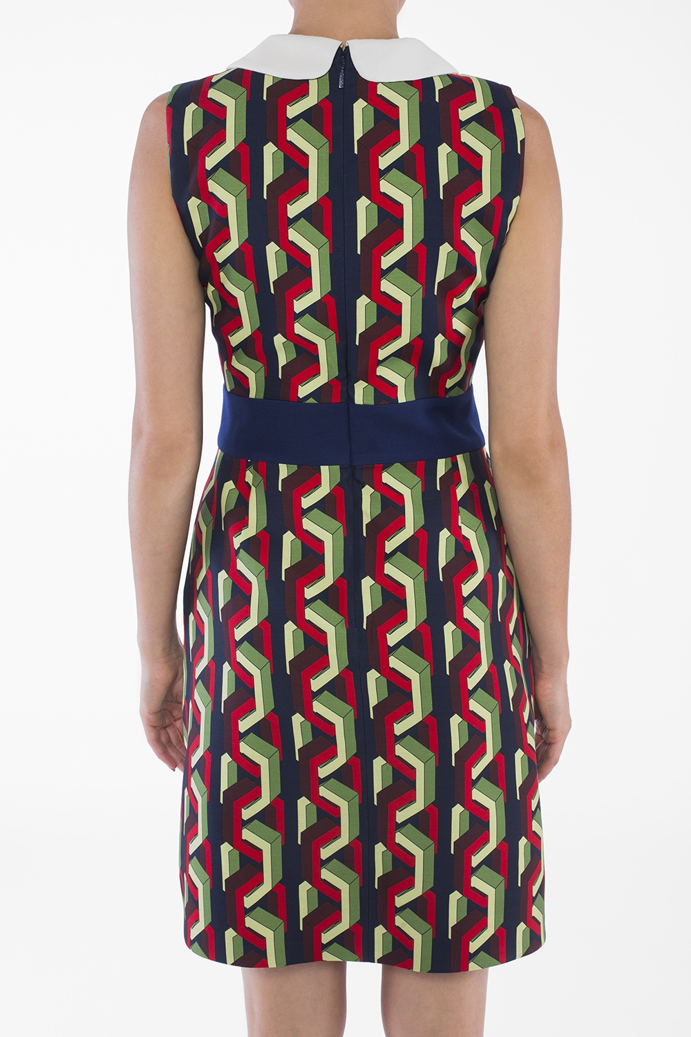 Gucci Patterned Dress Women's Red