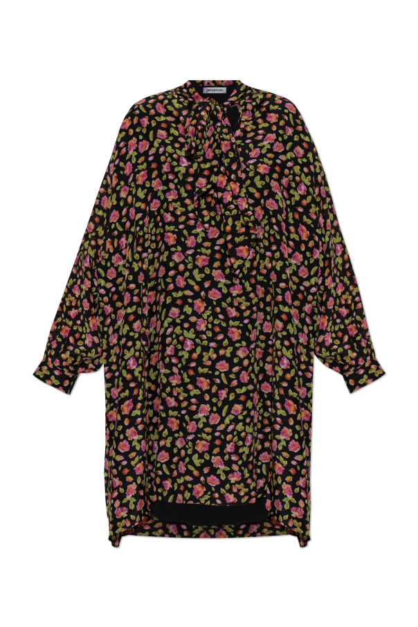 Balenciaga Sukienka z motywem kwiatowym