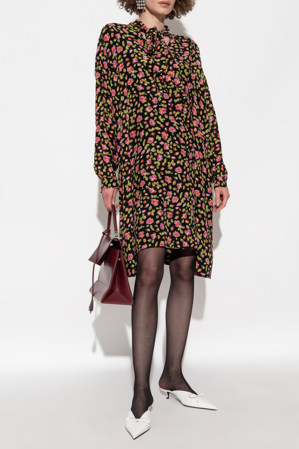 Balenciaga Sukienka z motywem kwiatowym