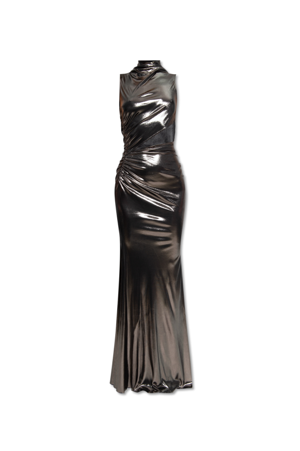 Sleeveless dress with metallic finish od Blumarine