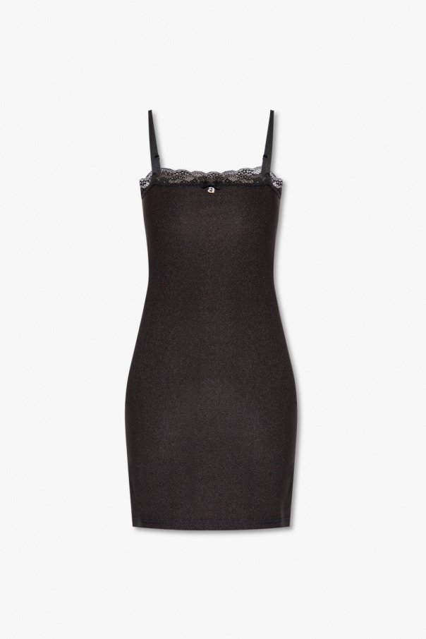 T by Alexander Wang PINKO panelled V-neck zip-front shift dress