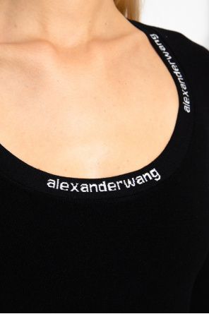 T by Alexander Wang Sukienka z logo
