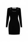 T by Alexander Wang BLACK Dress with logo