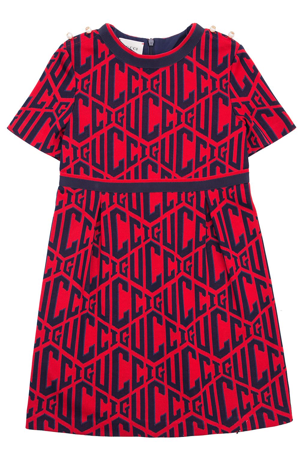 gucci embroidered dress