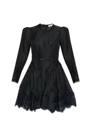 Kleid mit Spitzeneinsätzen