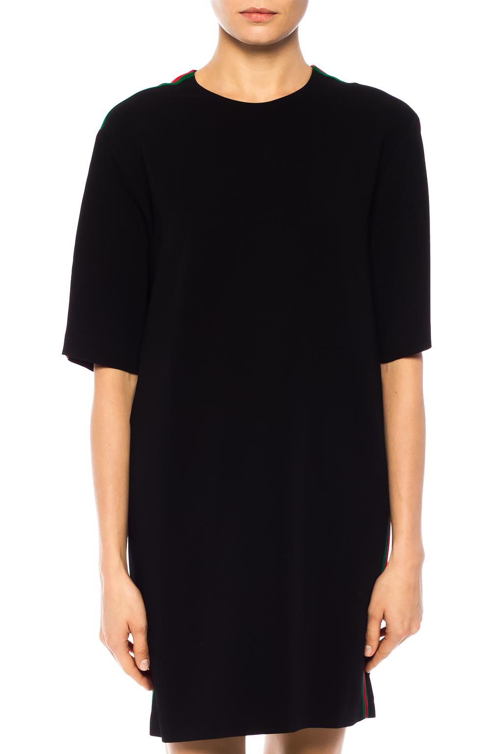 Gucci Black Oversized T-Shirt Dress Gucci