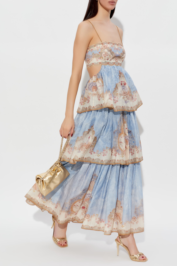 Zimmermann Patterned dress with lurex thread