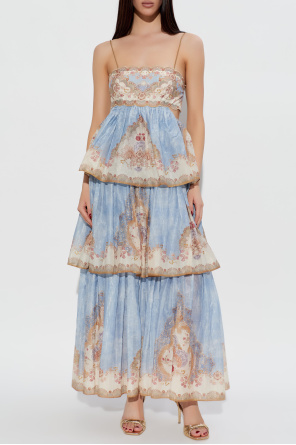 Zimmermann Patterned dress with lurex thread
