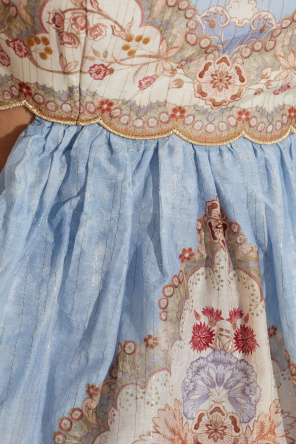 Zimmermann Patterned dress with lurex thread