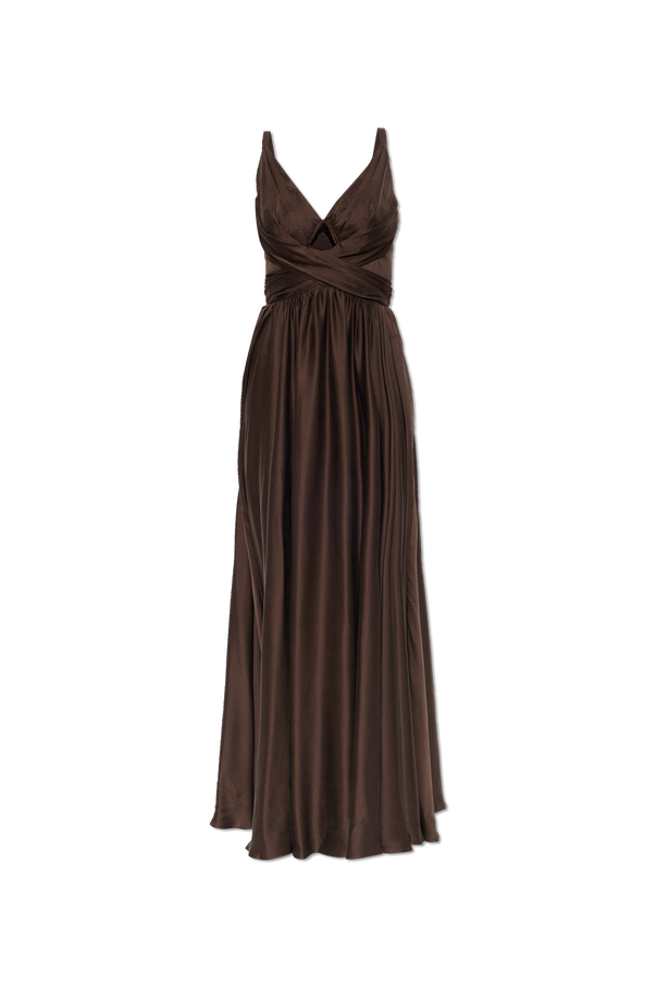 Silk dress with draping od Zimmermann