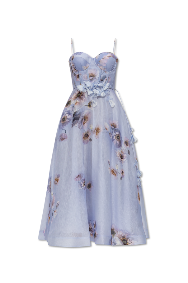Dress with floral motif od Zimmermann