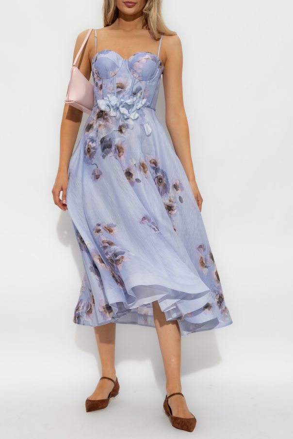Zimmermann Kleid mit Blumenmuster