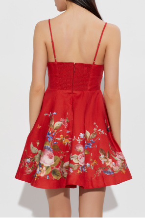 Zimmermann Vestido com padrão floral