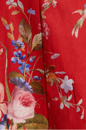 Zimmermann Vestido com padrão floral