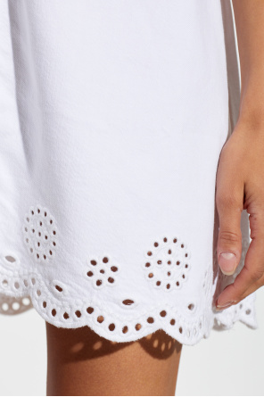 FRAME Dress with openwork trim