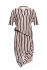 Bottega Veneta Asymmetrical short sleeve dress