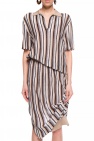 Bottega Veneta Asymmetrical short sleeve dress