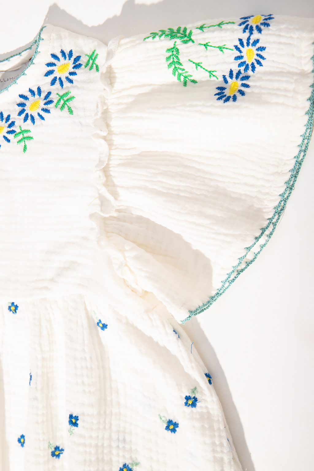 Stella McCartney Kids Floral-embroidered dress