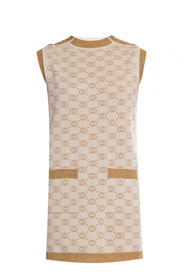 Patterned Dress With Logo Gucci Vitkac Us