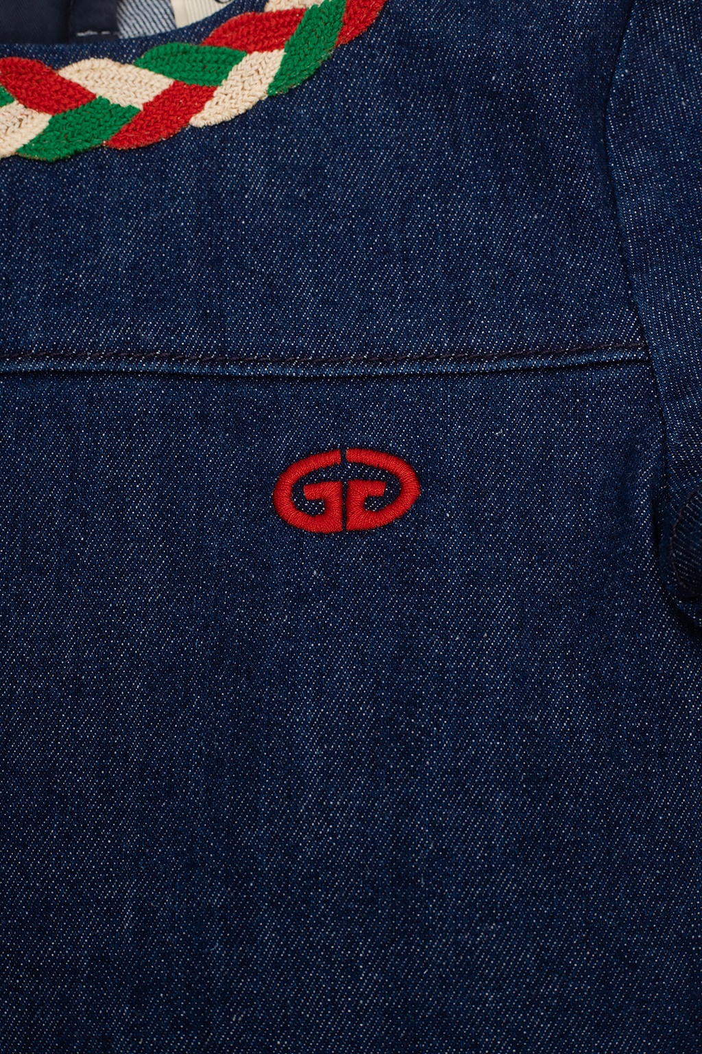 Gucci Kids Logo denim dress