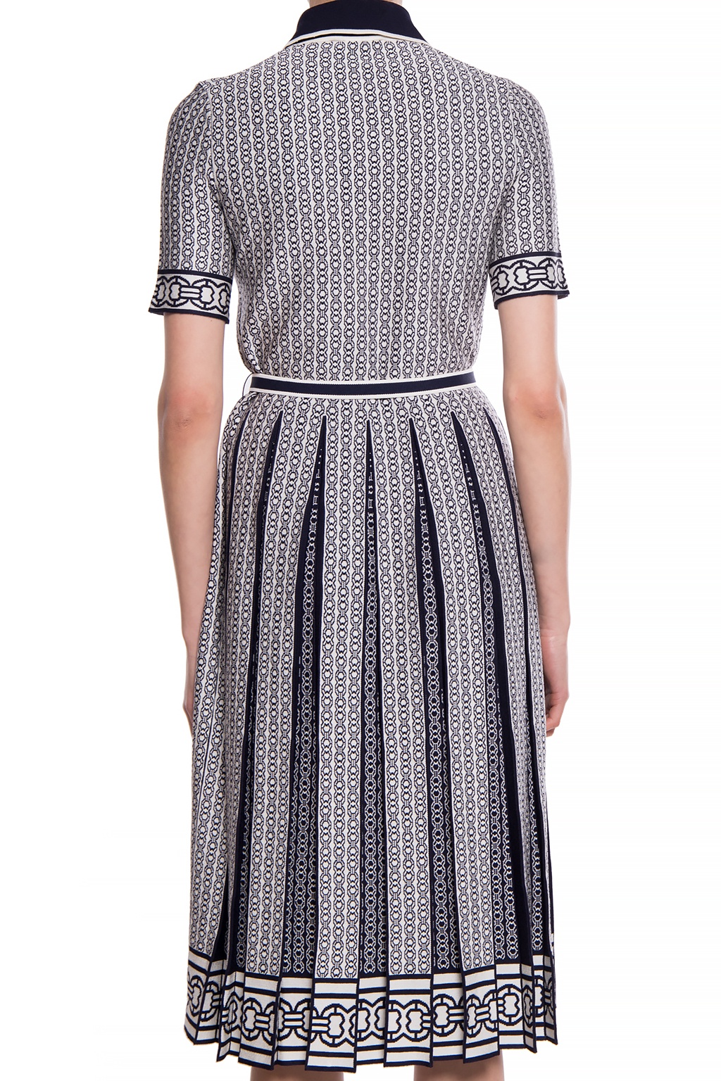 Navy blue Patterned dress Tory Burch - Vitkac TW