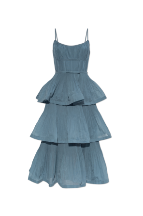 Pleated Tiered dress