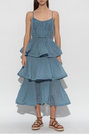 Zimmermann Pleated Tiered dress