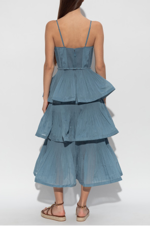 Zimmermann Pleated Tiered dress