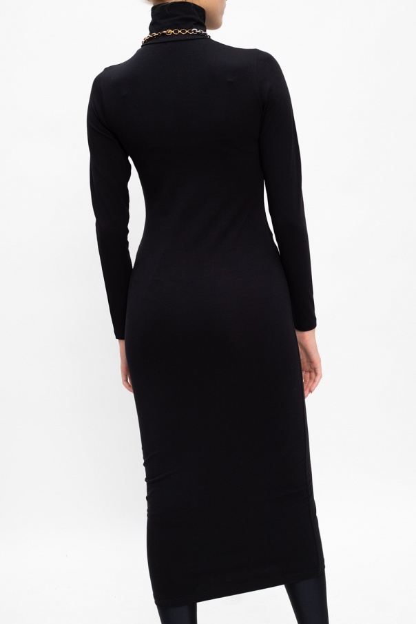 balenciaga turtleneck dress