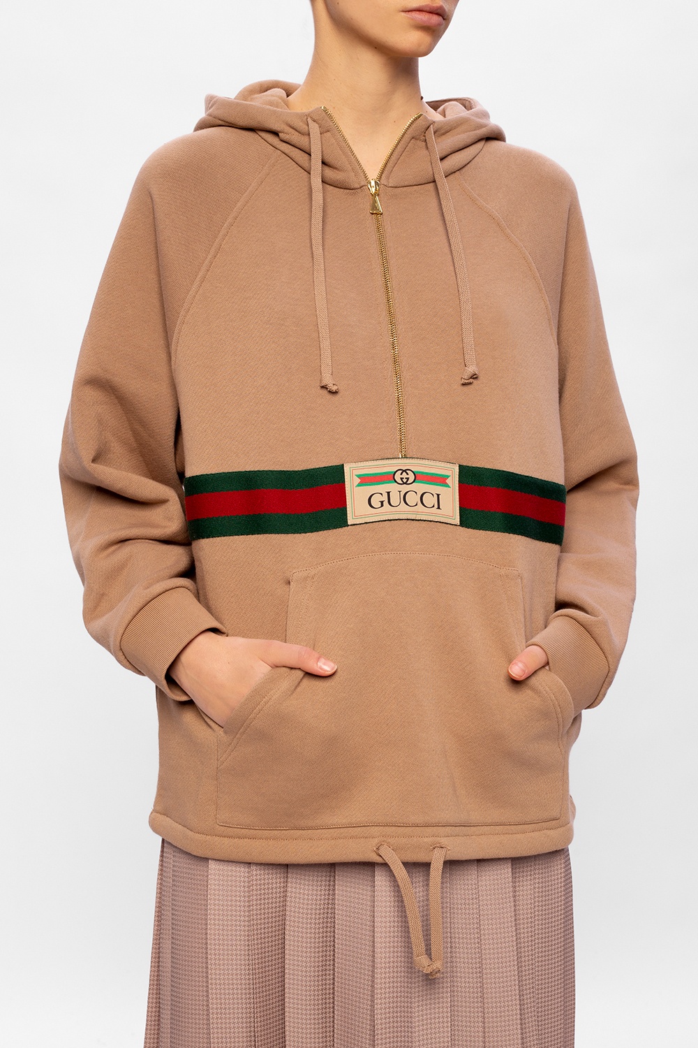 gucci brown hoodie