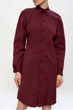 bottega TRAIL Veneta bottega TRAIL veneta cotton poplin shirt dress