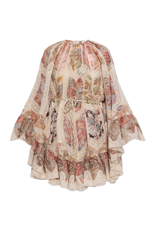 Short dress with lace inserts od Zimmermann