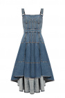 Alexander McQueen Denim dress with adjustable straps