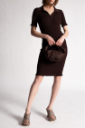 Bottega Veneta Wool dress with short sleeves