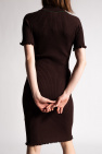 Bottega Veneta Wool dress with short sleeves