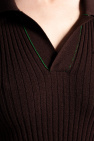 Bottega Veneta Wool dress with short sleeves