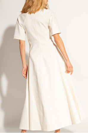 Bottega Veneta Long dress with short sleeves