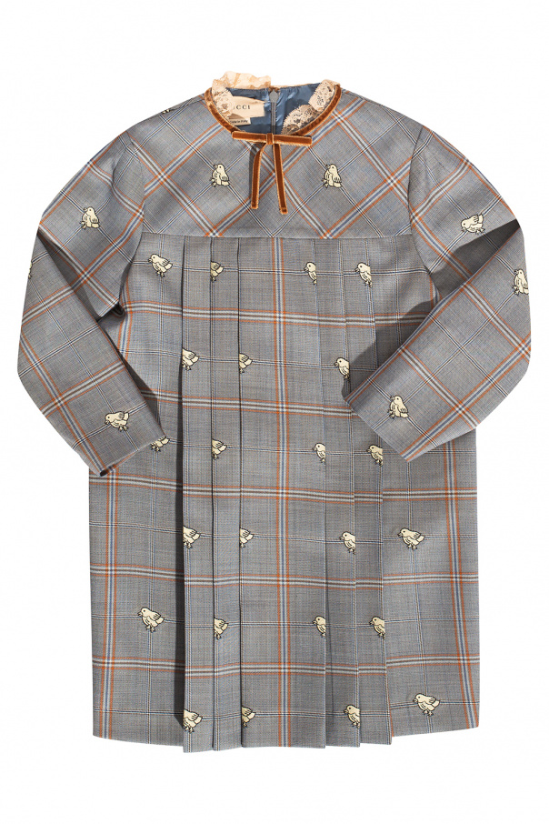 Gucci Kids Checked dress