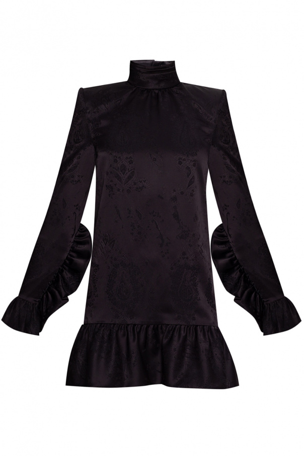 Saint Laurent Dress with stand collar
