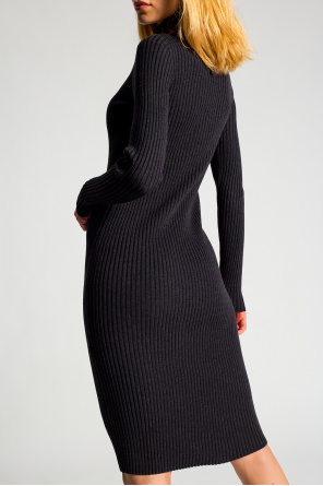 Bottega Veneta Fitted dress with mock neck