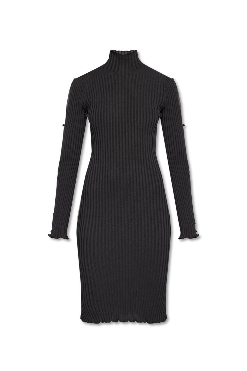 wool coat bottega veneta coat - Ribbed 