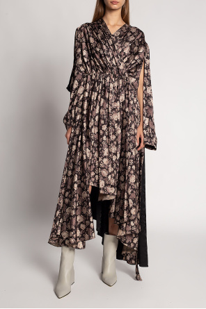 Balenciaga Patterned slim dress