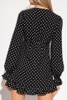 Saint Laurent Short dress with polka dots