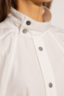 bottega cuir Veneta Dress with standing collar