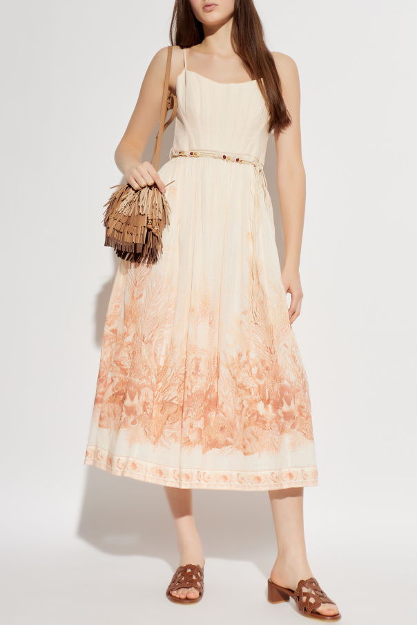 Zimmermann Vestido "Wanderlust Corset"