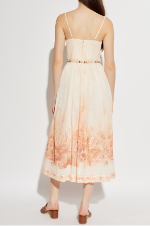 Zimmermann Vestido "Wanderlust Corset"