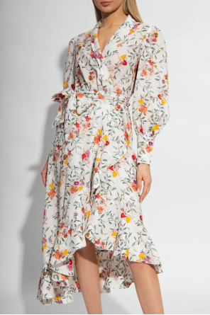 Zimmermann Wrap dress with floral motif