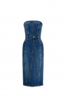 Alexander McQueen Sleeveless denim dress